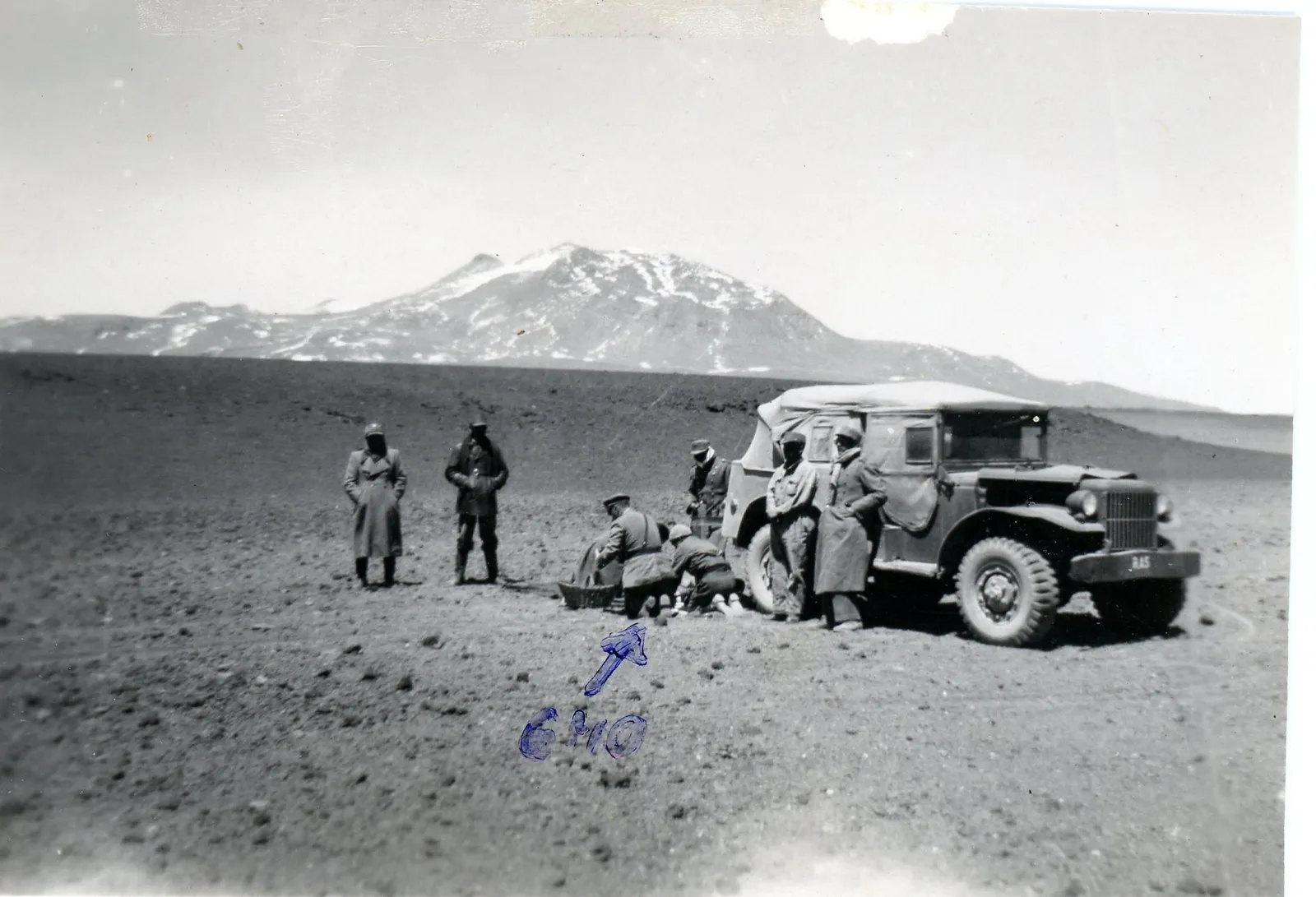 En la puna, cerca del paso del cajón, 1952