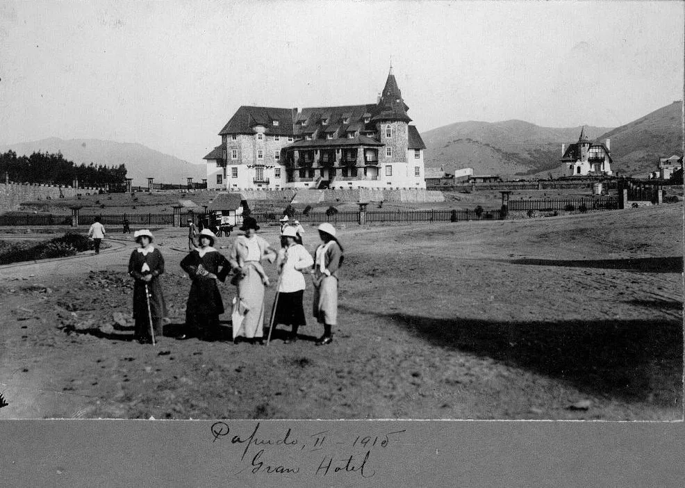 Gran hotel de Papudo en 1915