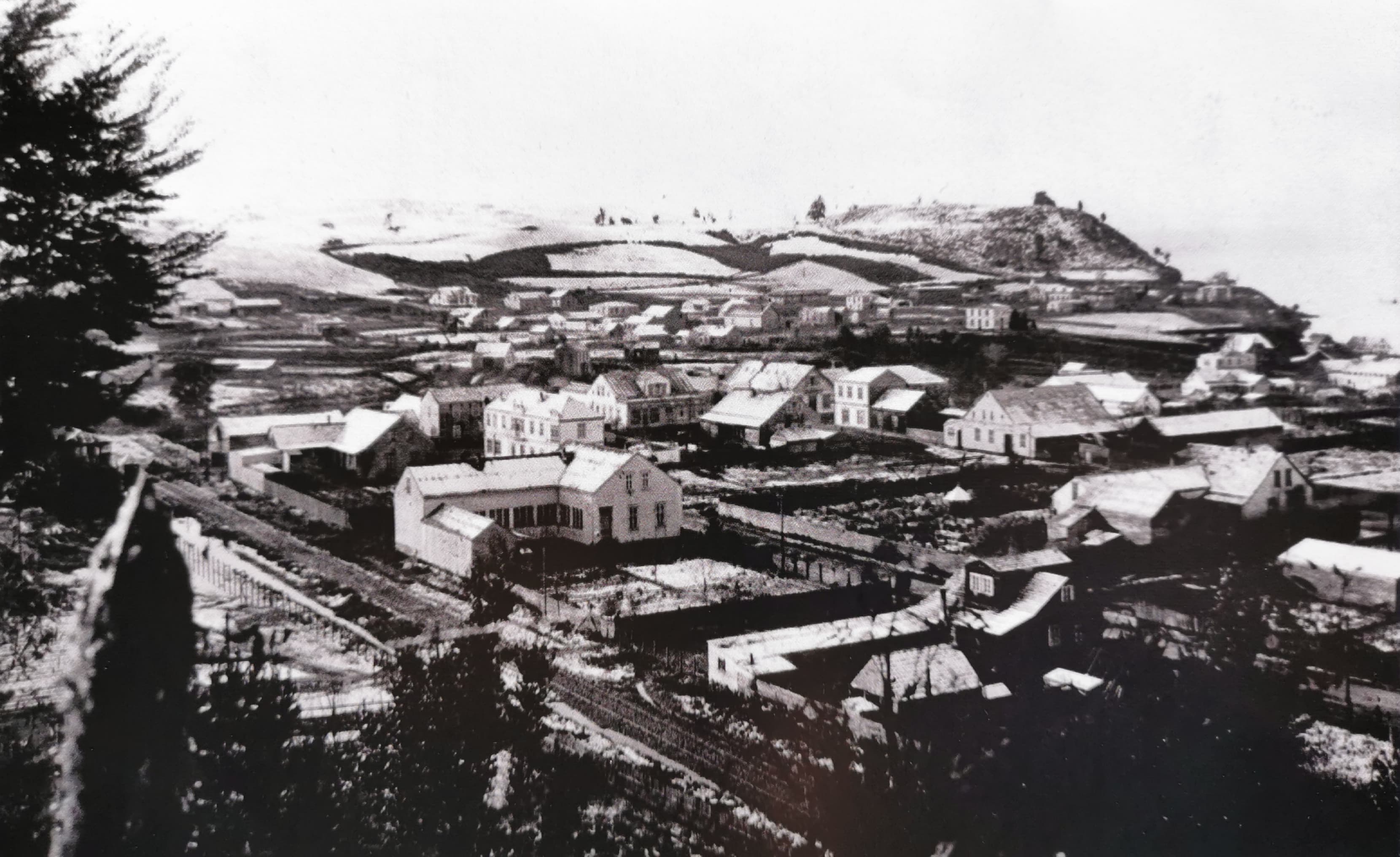 Puerto Varas desde el Cerro Calvario en 1921