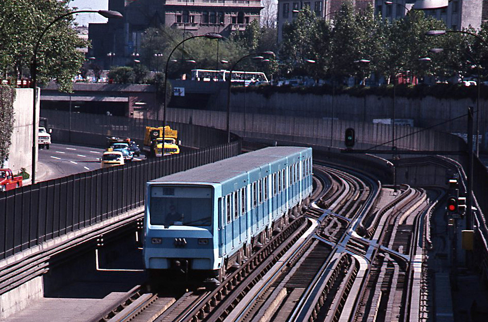 Línea 2 del Metro de Santiago en 1989
