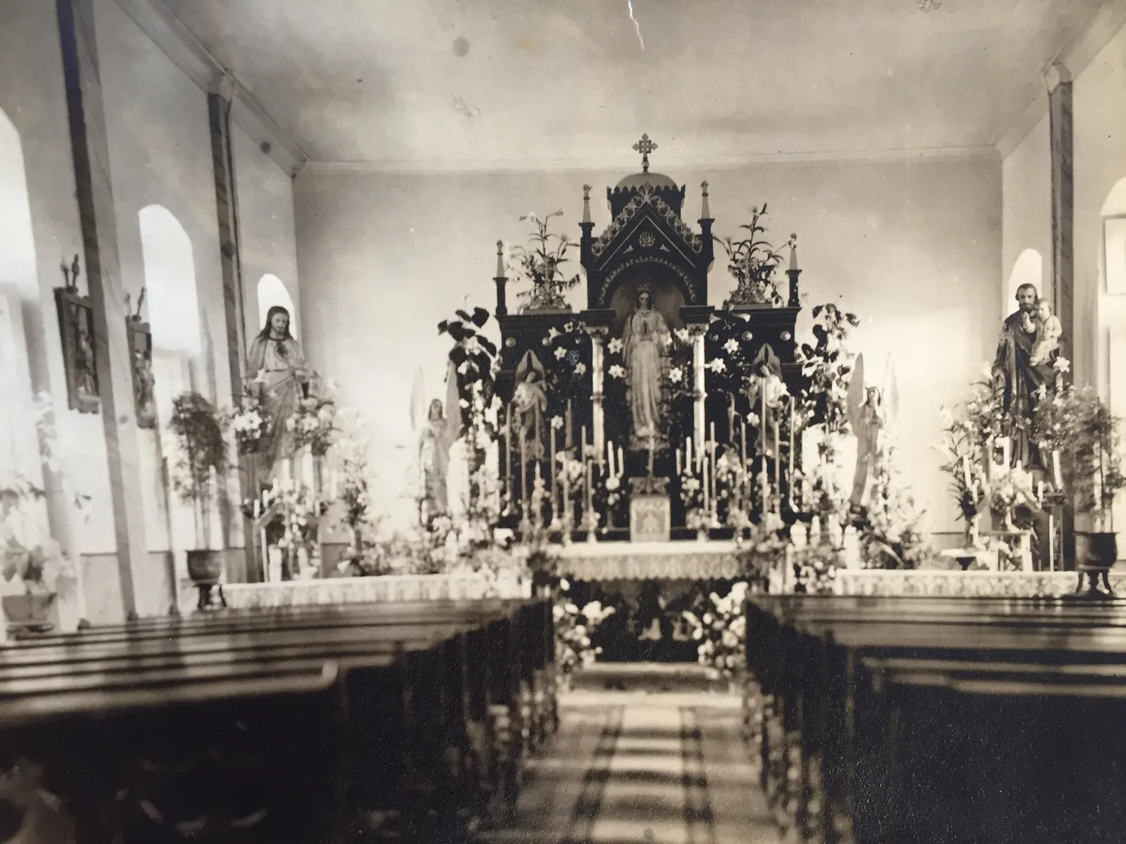 Antigua Capilla del Colegio Inmaculada Concepción de Cauquenes, 1920