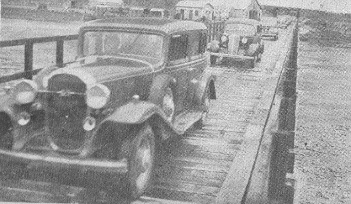 Puente Penitente en la región de Magallanes, 1938