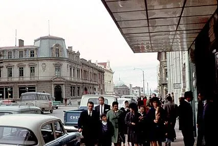 Centro de Punta Arenas en 1965