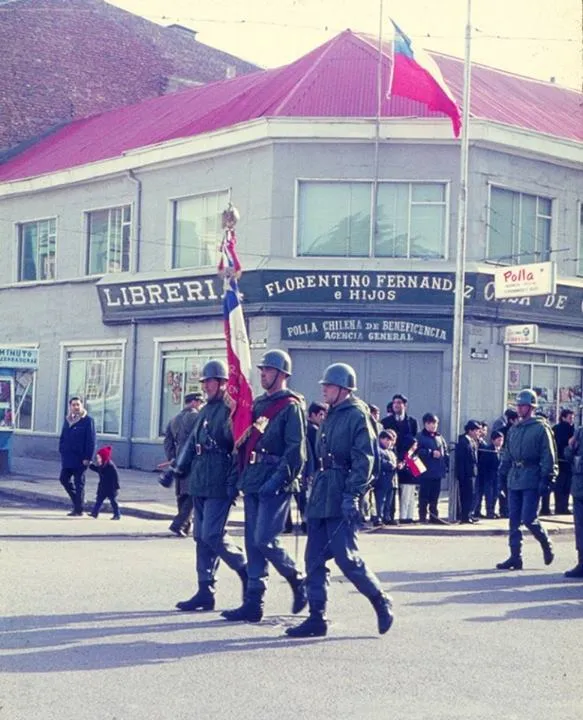 Desfile en Punta Arenas, 1969