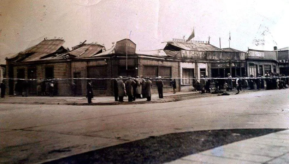 Incendio en Punta Arenas, 1942