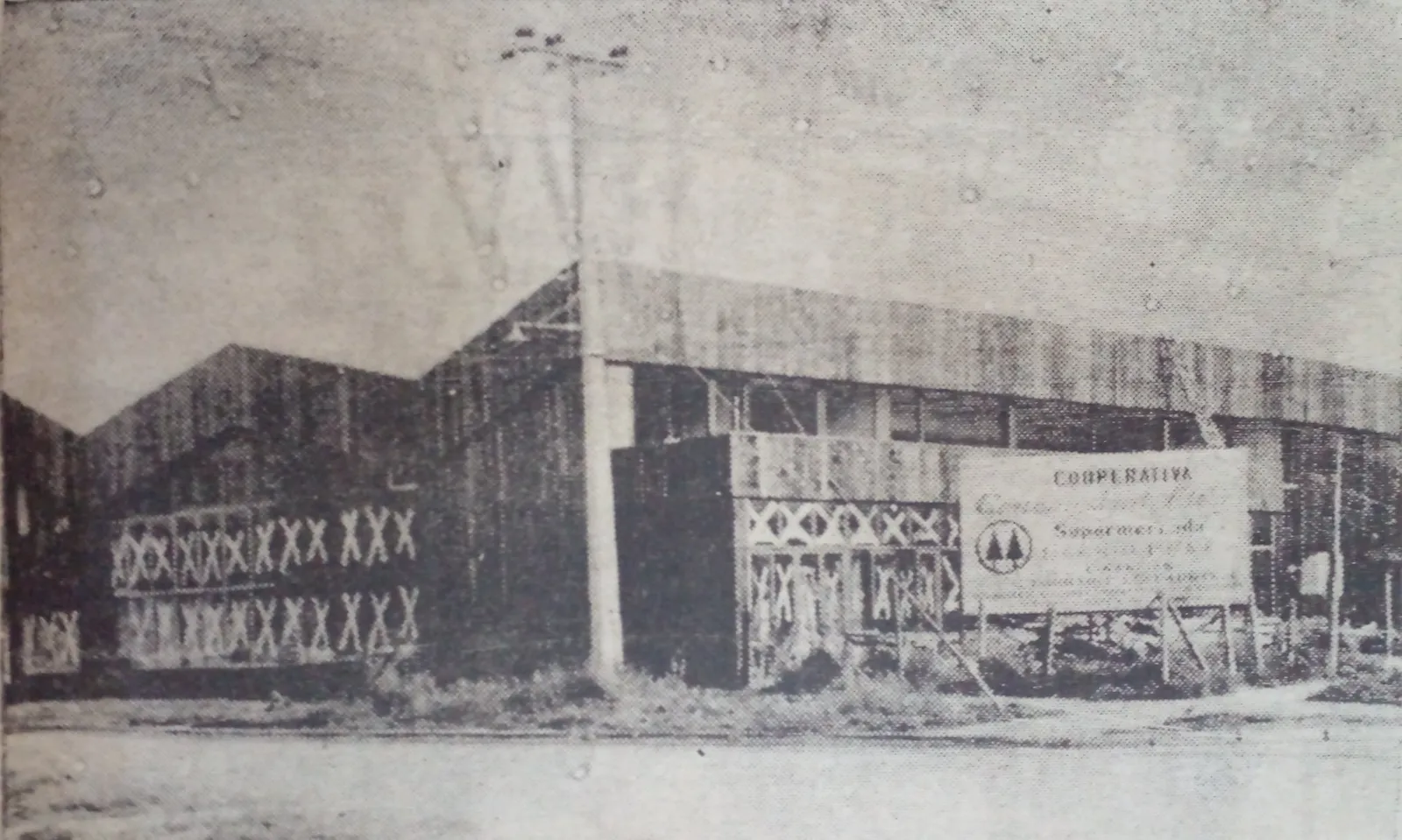 Construcción Supermercado Marisol Punta Arenas, 1972