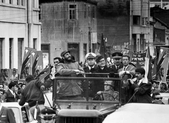 Fidel Castro en Punta Arenas, 1971