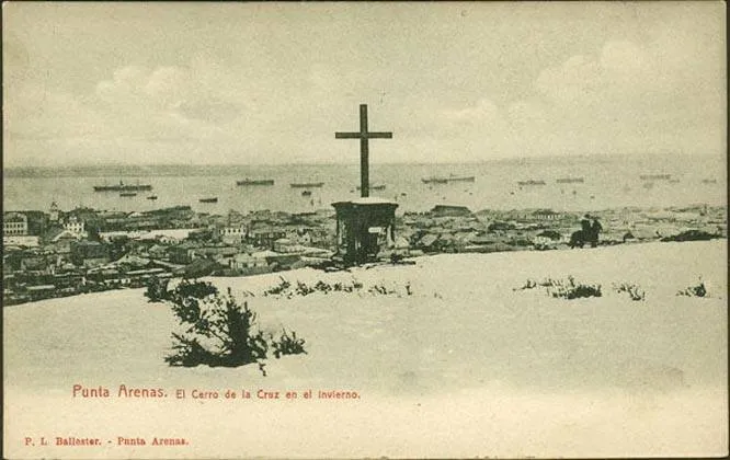 Cerro de la Cruz de Pta. Arenas en 1905