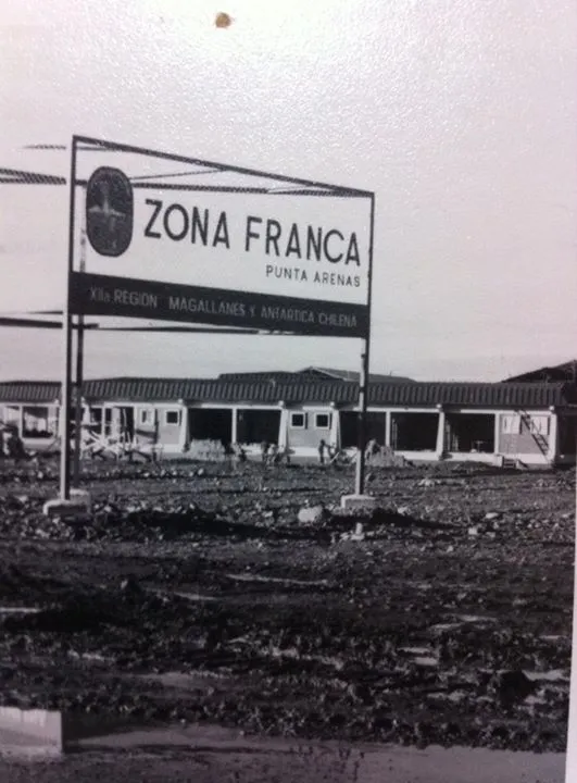 Construcción Zona Franca de Punta Arenas en 1977