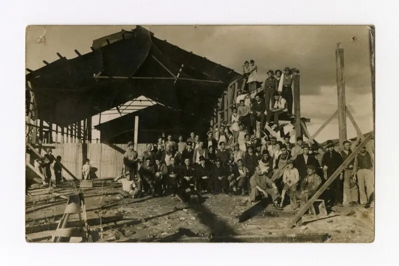 Estación de Cauquenes en 1939