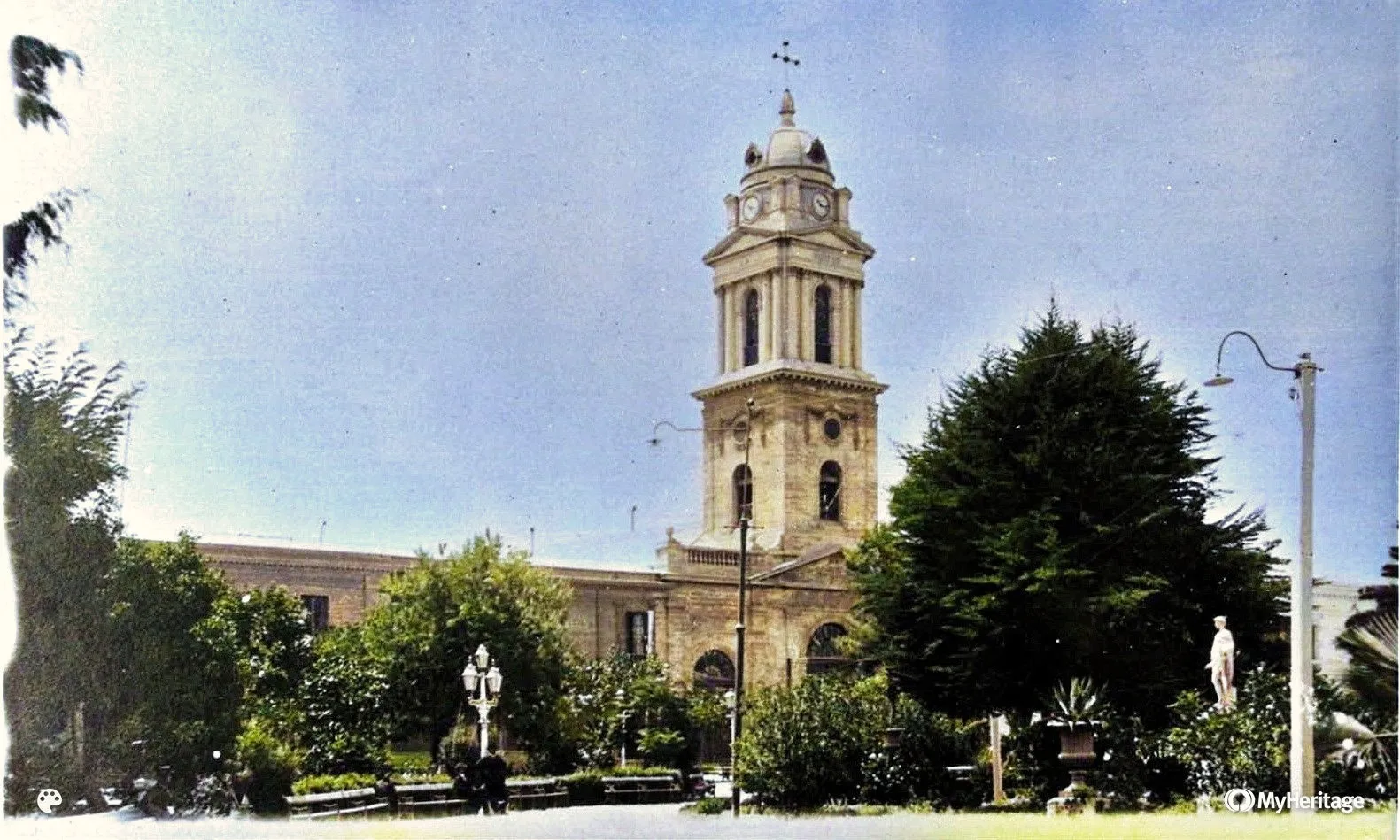 Plaza de Armas de La Serena en 1915