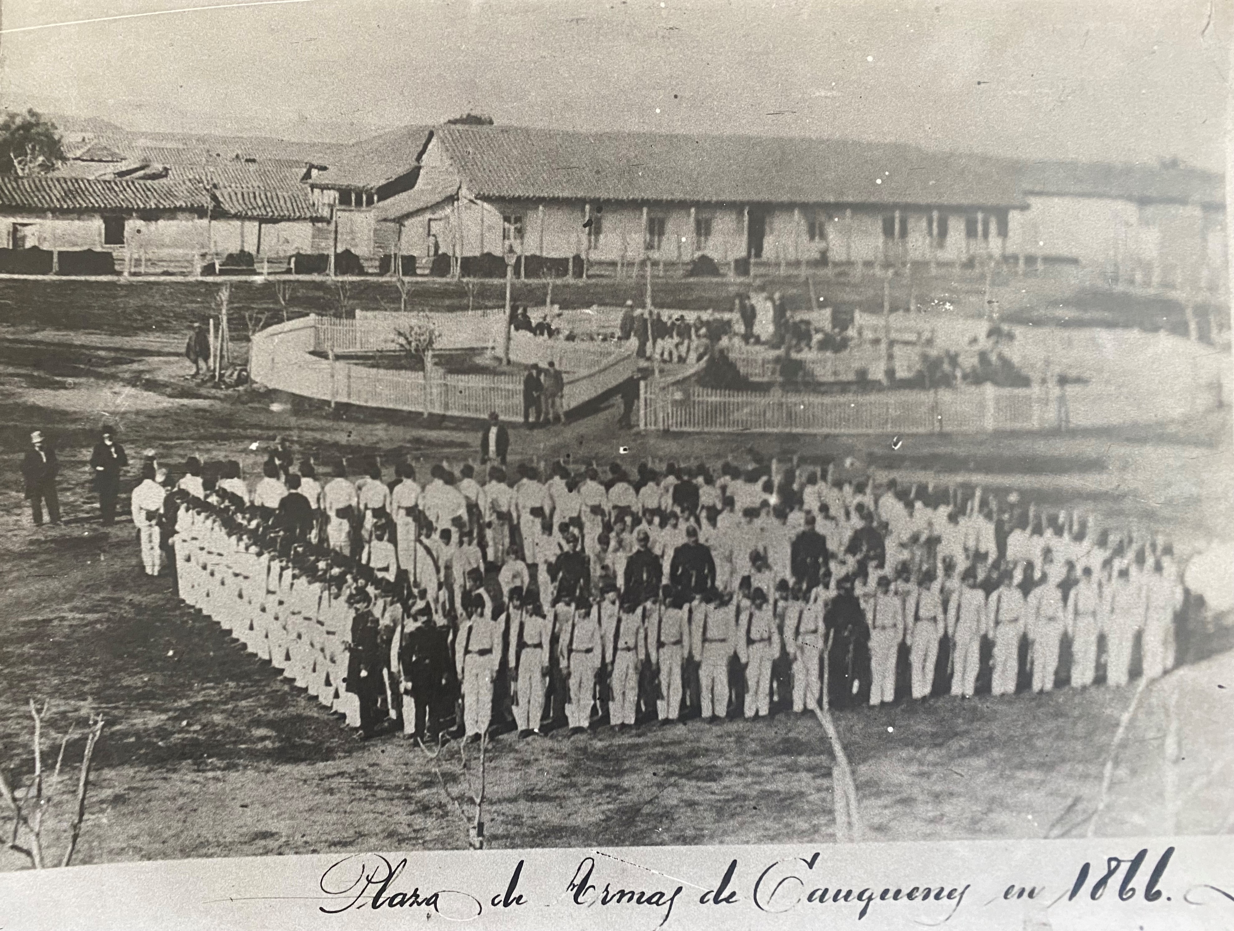 Formación militar en 1866