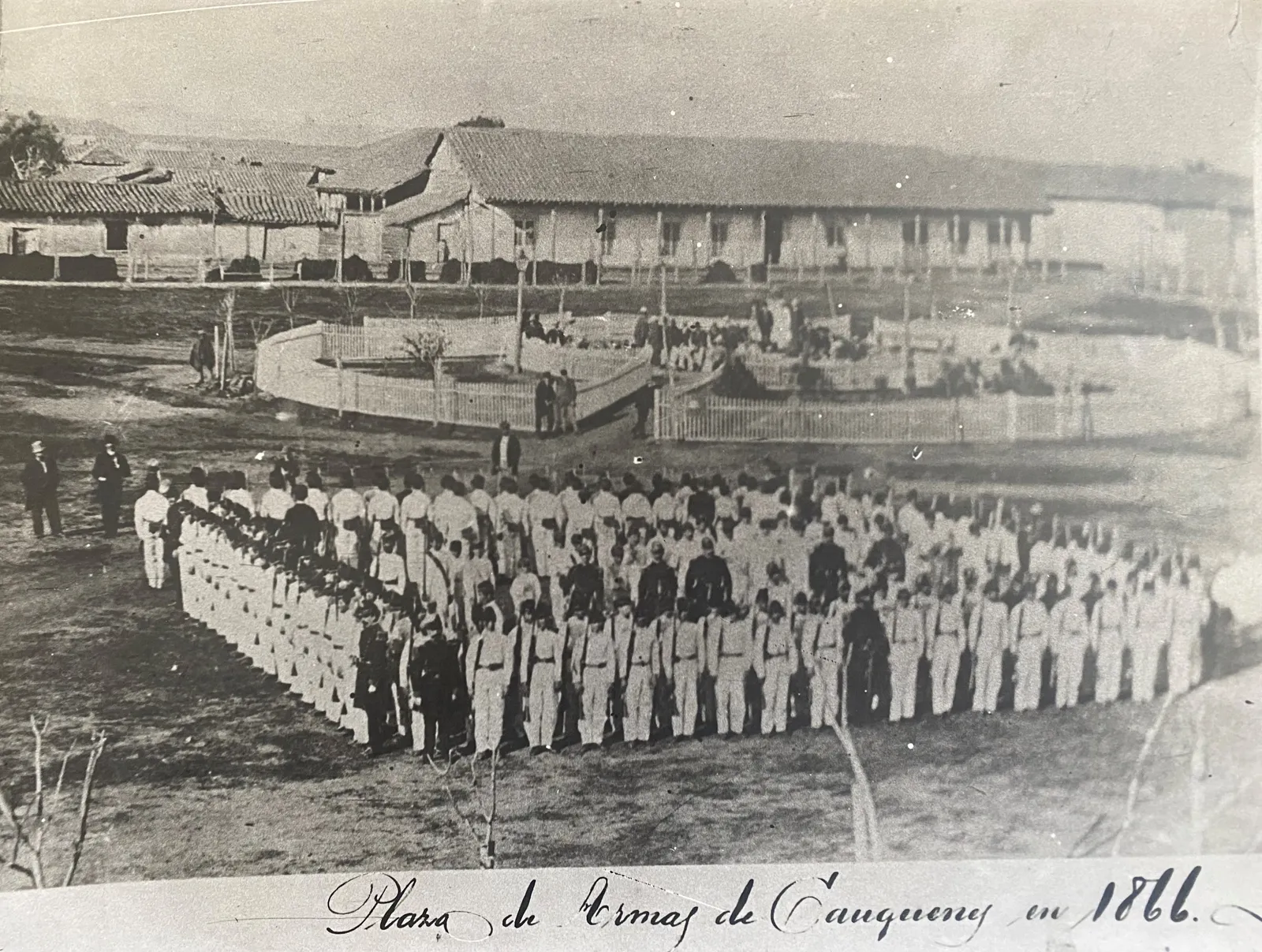 Formación militar en 1866