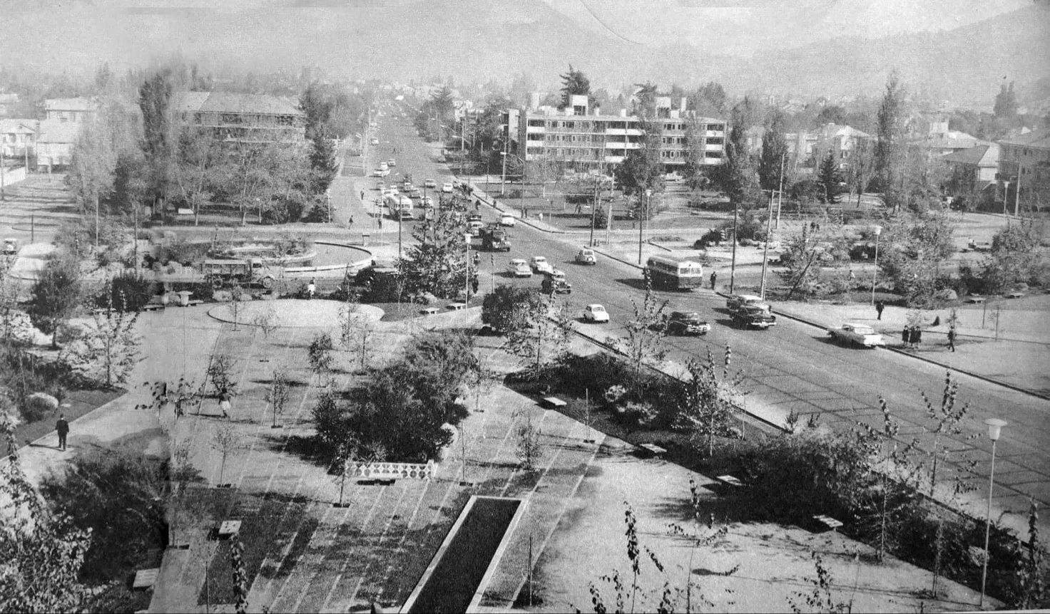Apoquindo con Américo Vespucio en 1963