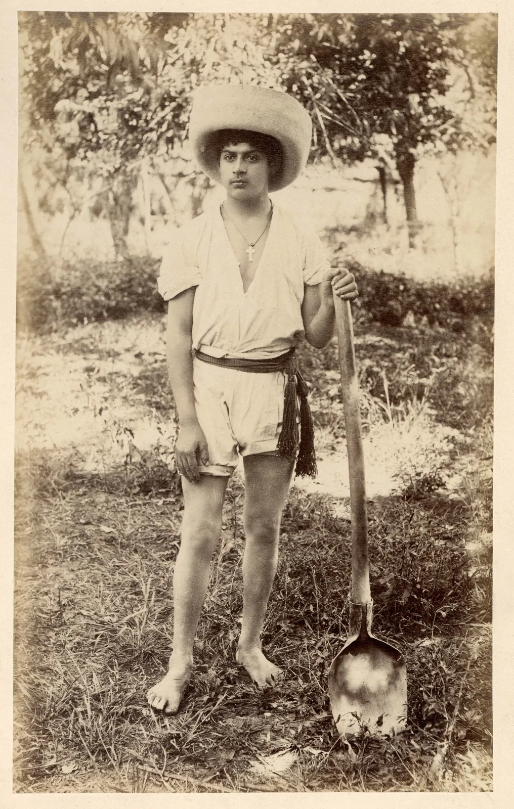 Joven campesino en cercanías de Limache, 1888