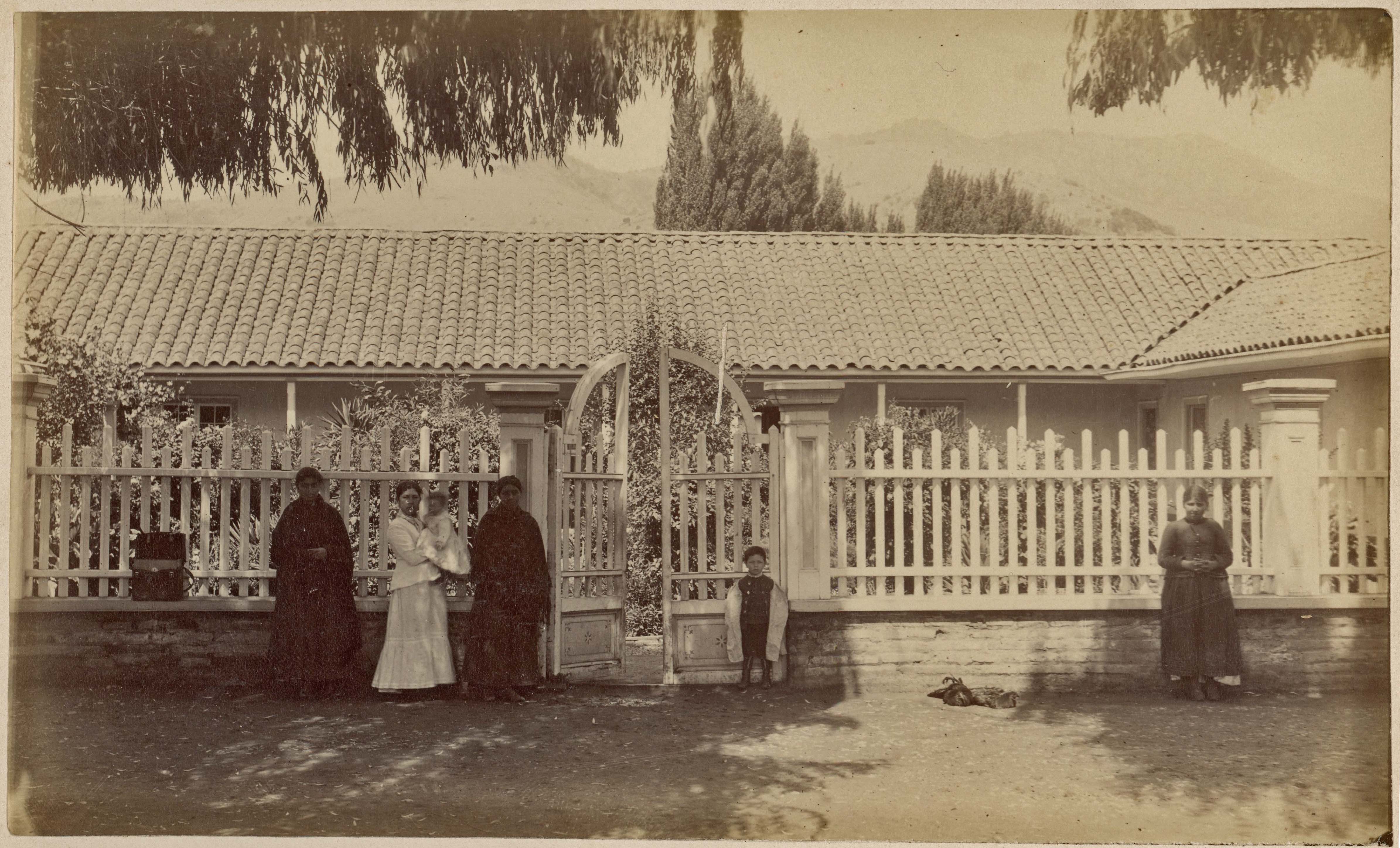 Familia en las cercanías de Limache, 1888