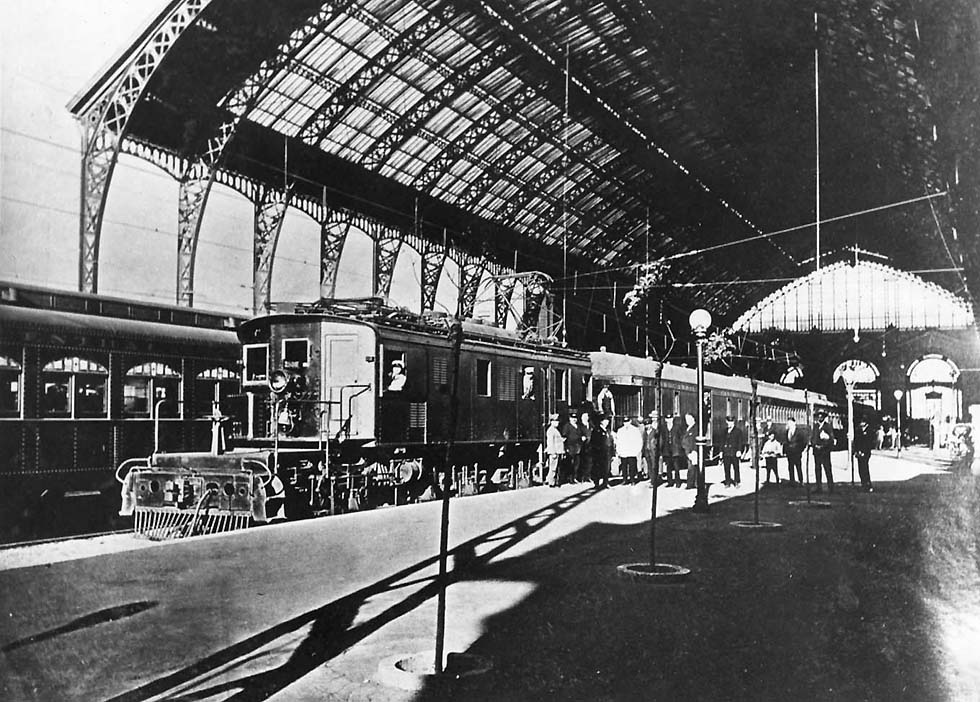 Estación Mapocho en 1924