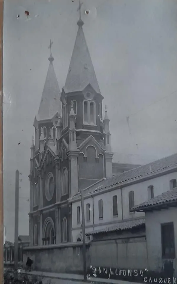 Iglesia de San Alfonso de Cauquenes en 1910