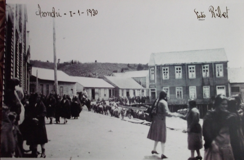 Año nuevo en Chonchi, 1930