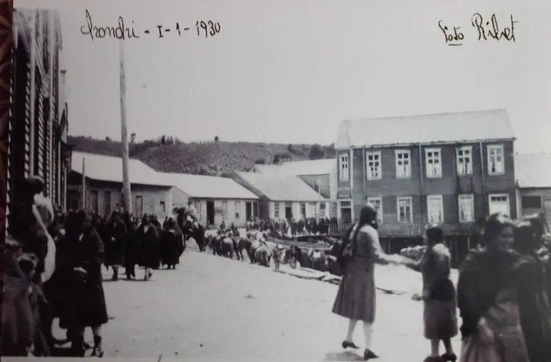 Año nuevo en Chonchi, 1930