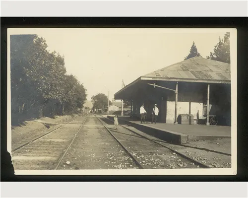 Estación de Ferrocarriles de Traiguen, 1920