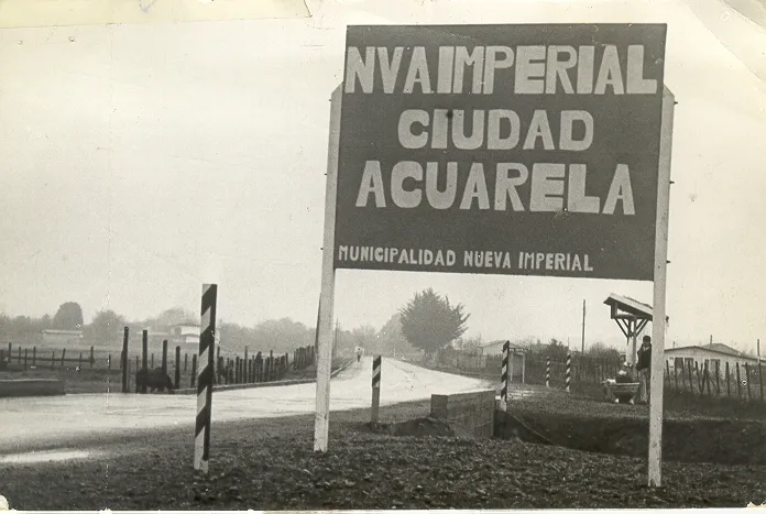 Acceso a Nueva Imperial en 1982