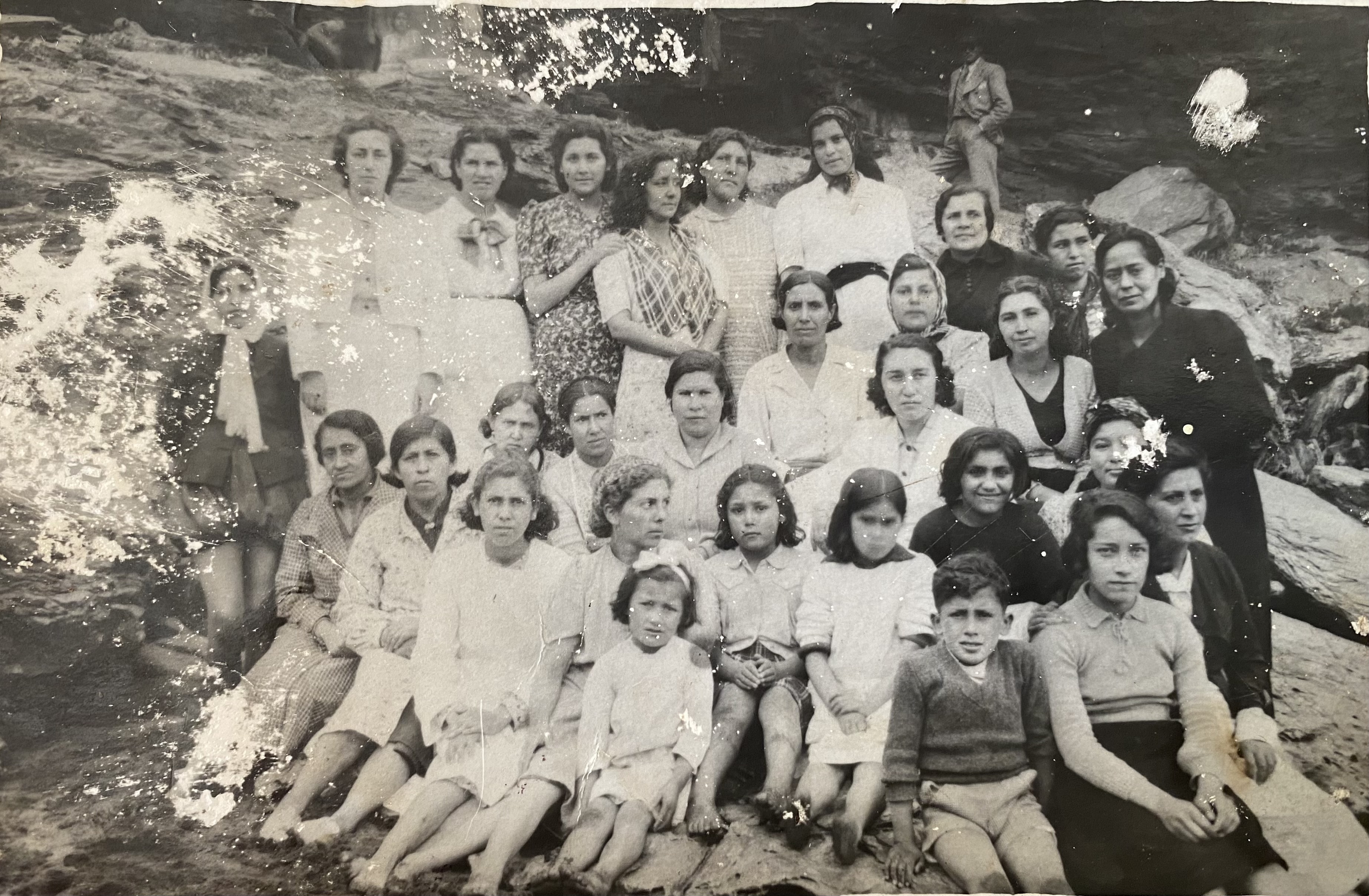Tarde de veraneo en Cauquenes, 1938