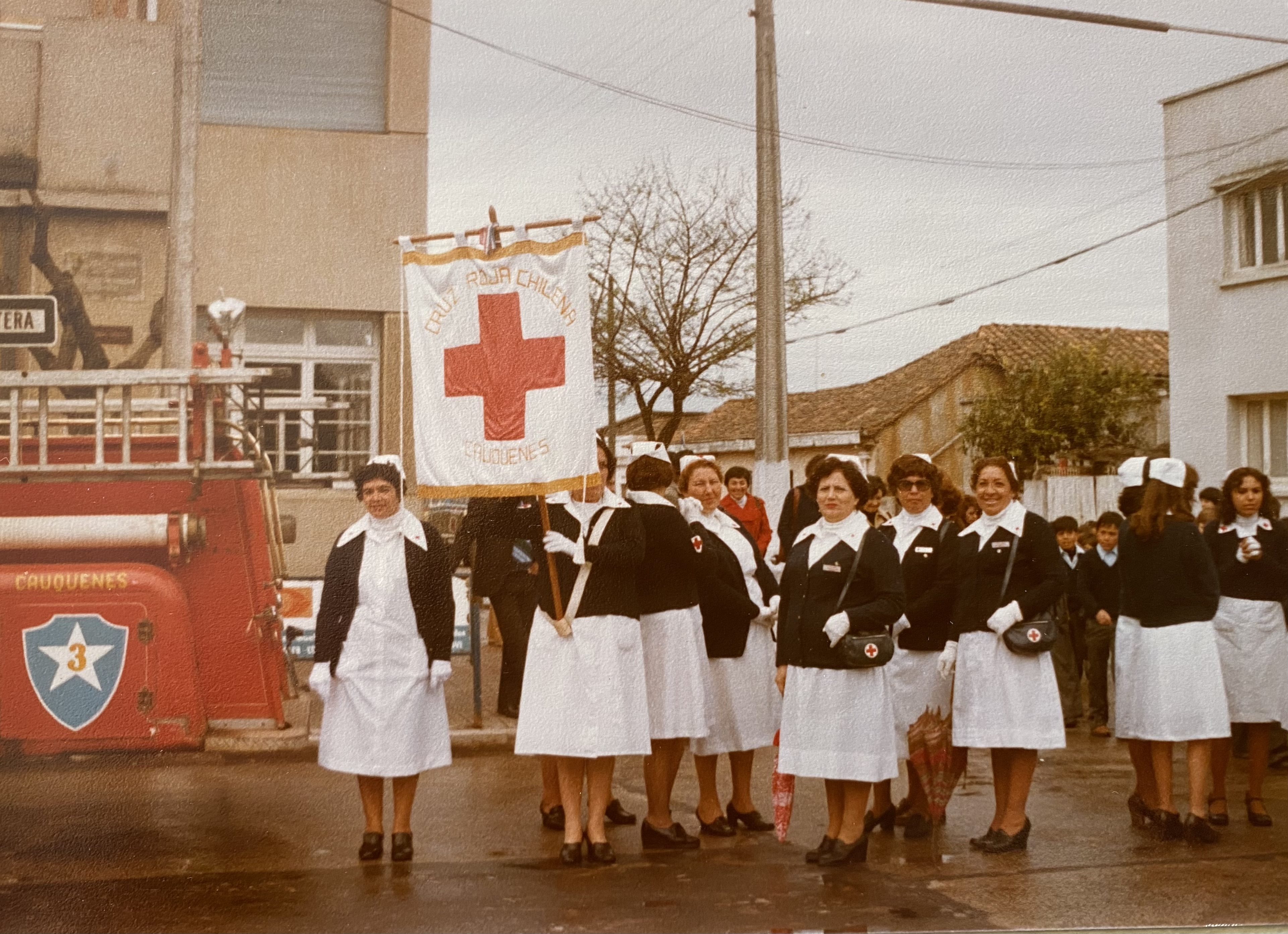 Desfile Cruz Roja en 1980