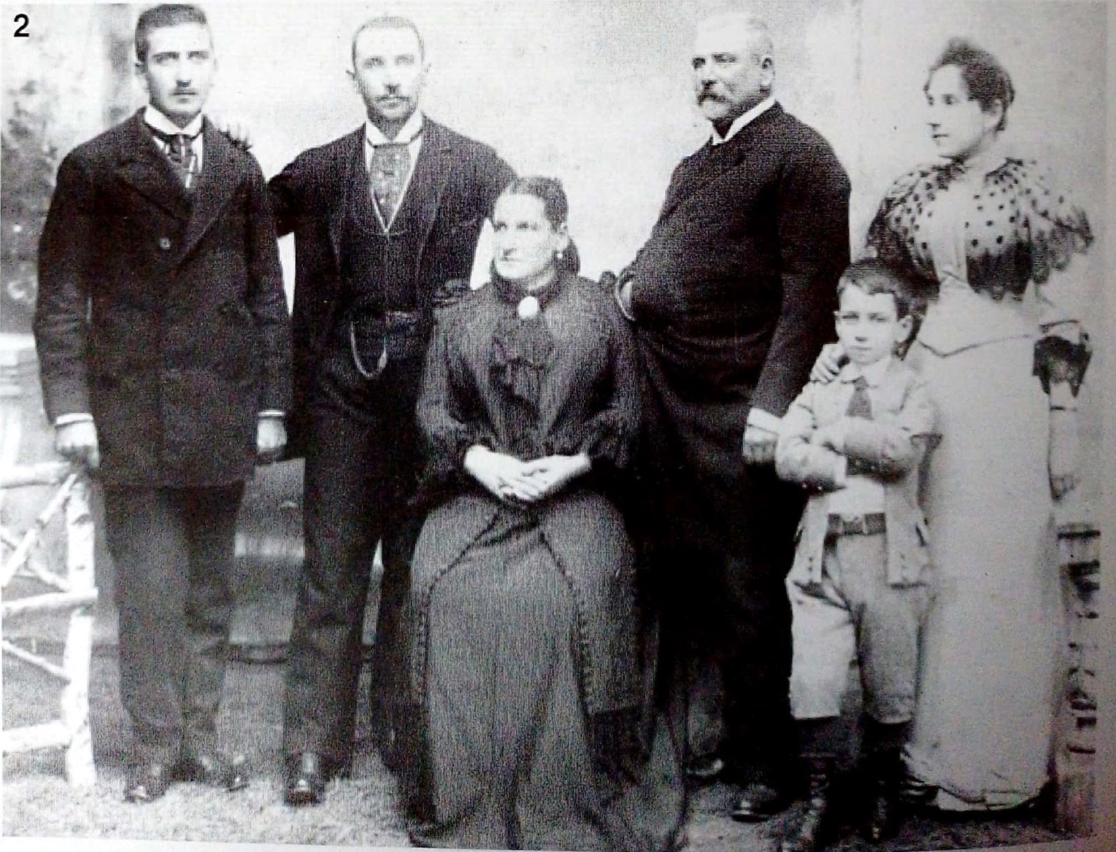 Retrato familiar en 1890