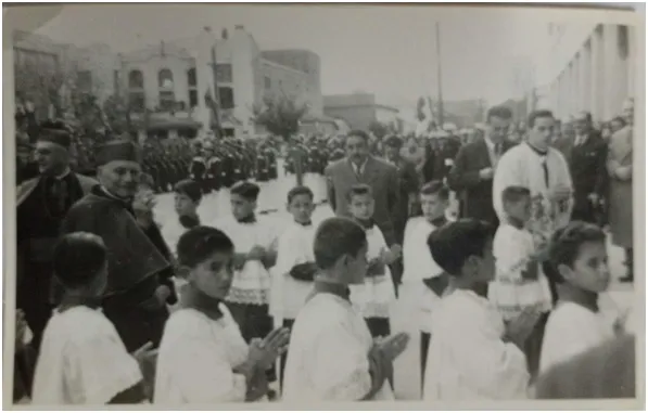 Ceremonia en Cauquenes, 1947