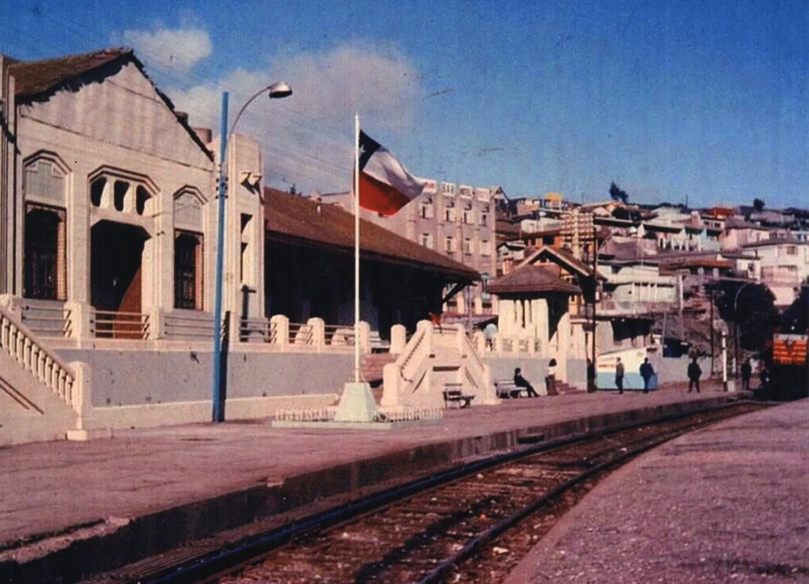 Terminal Ferroviario en San Antonio en 1980