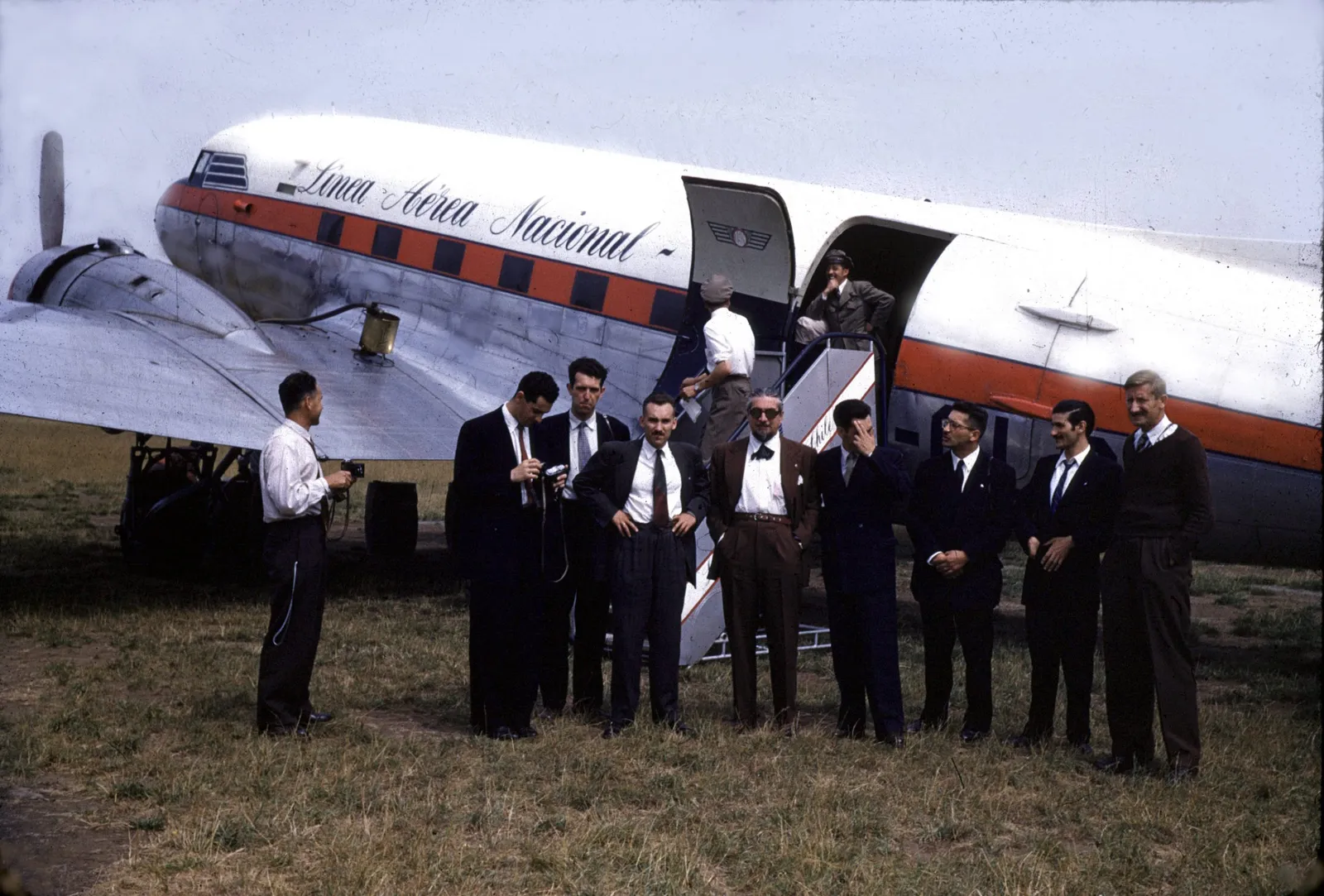 Comitiva "Expedición oficial - Andes patagónico" en 1955
