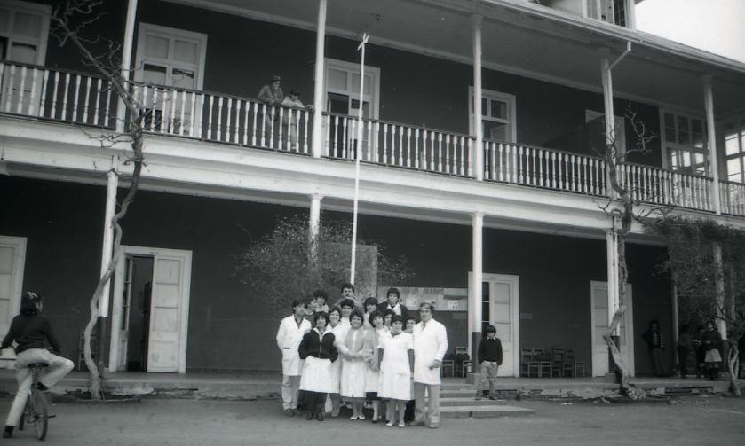 Escuela Hugo Pino Vilches de Paine en 1980