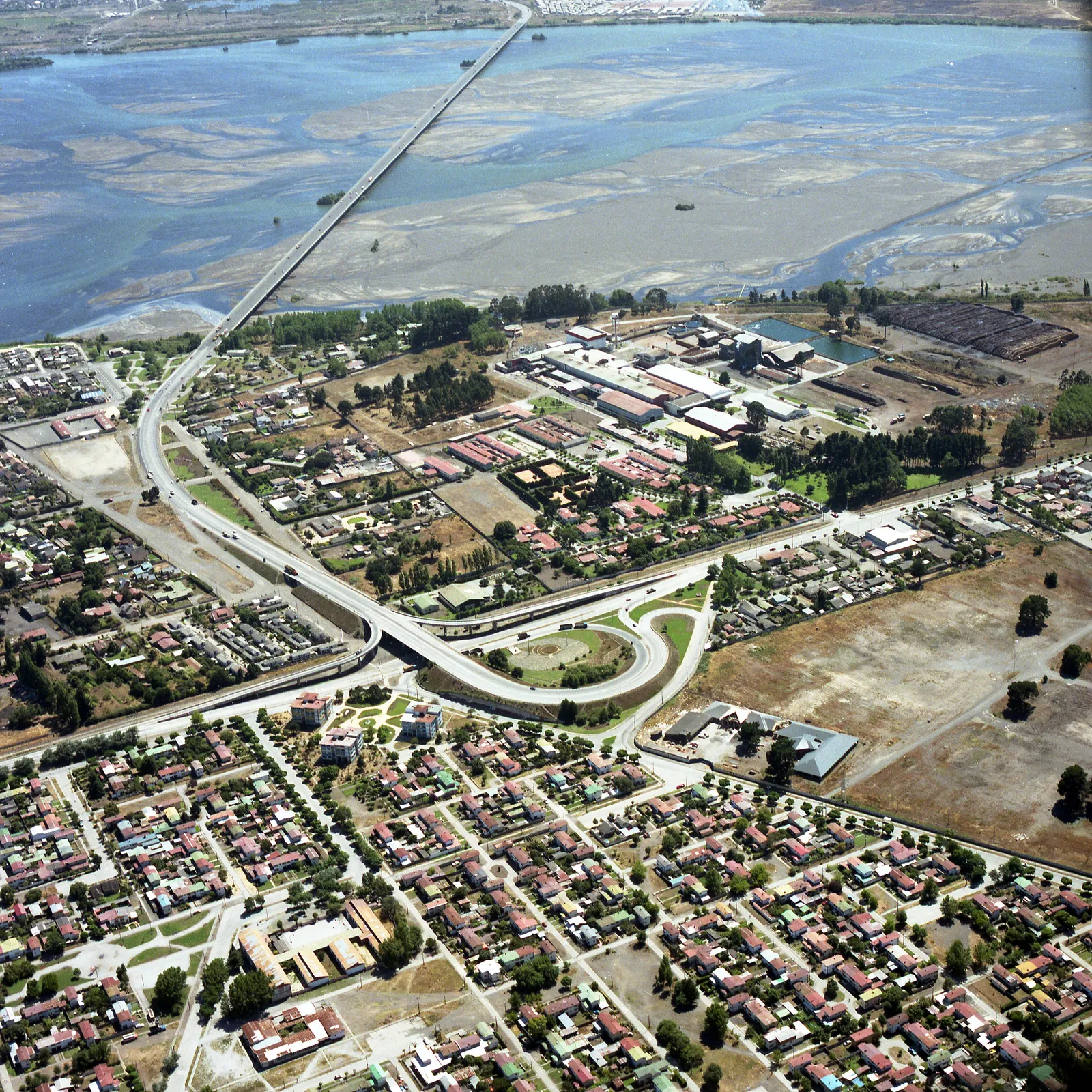 San Pedro de La Paz y puente Juan Pablo II