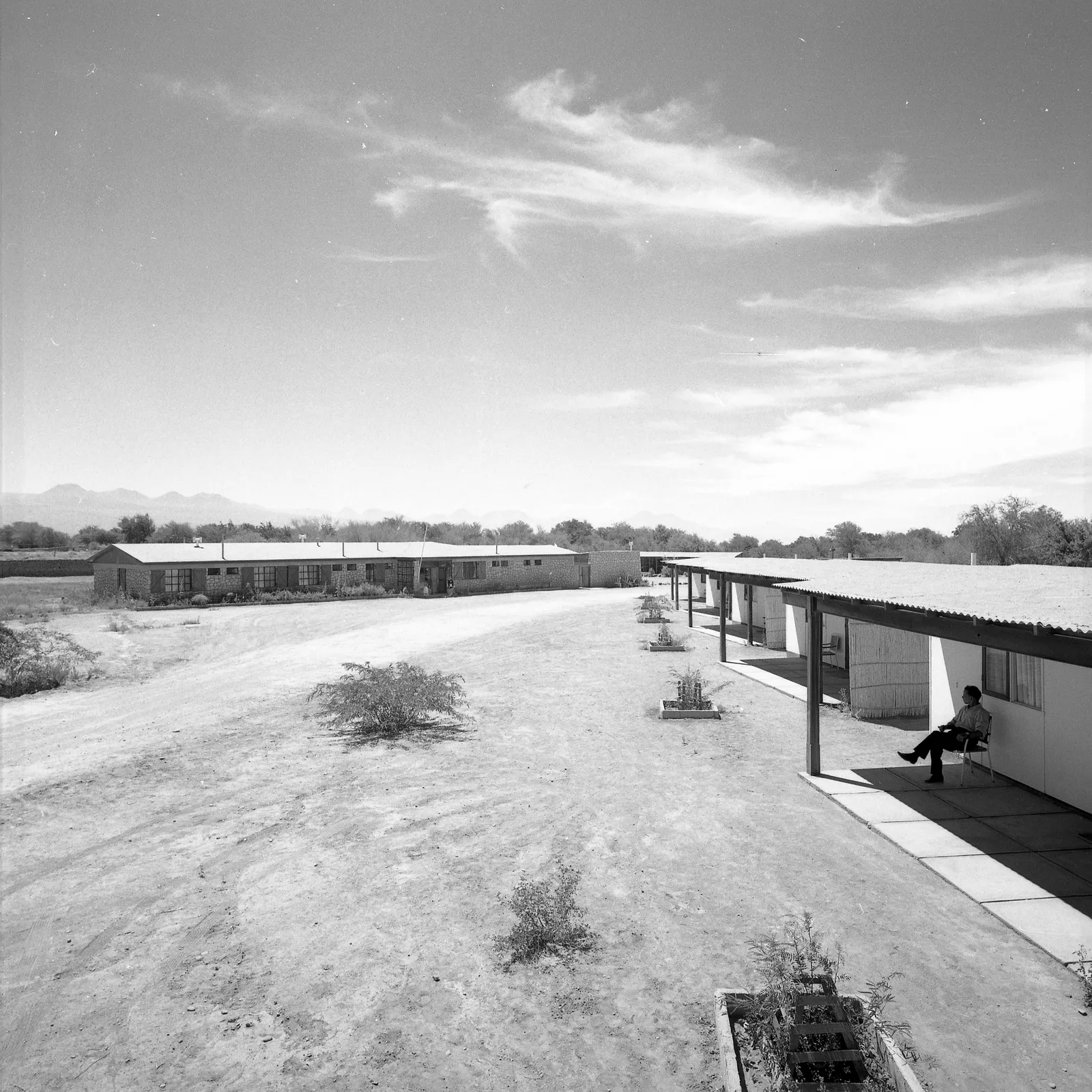 Instalaciones de Corfo en San Pedro de Atacama, 1971