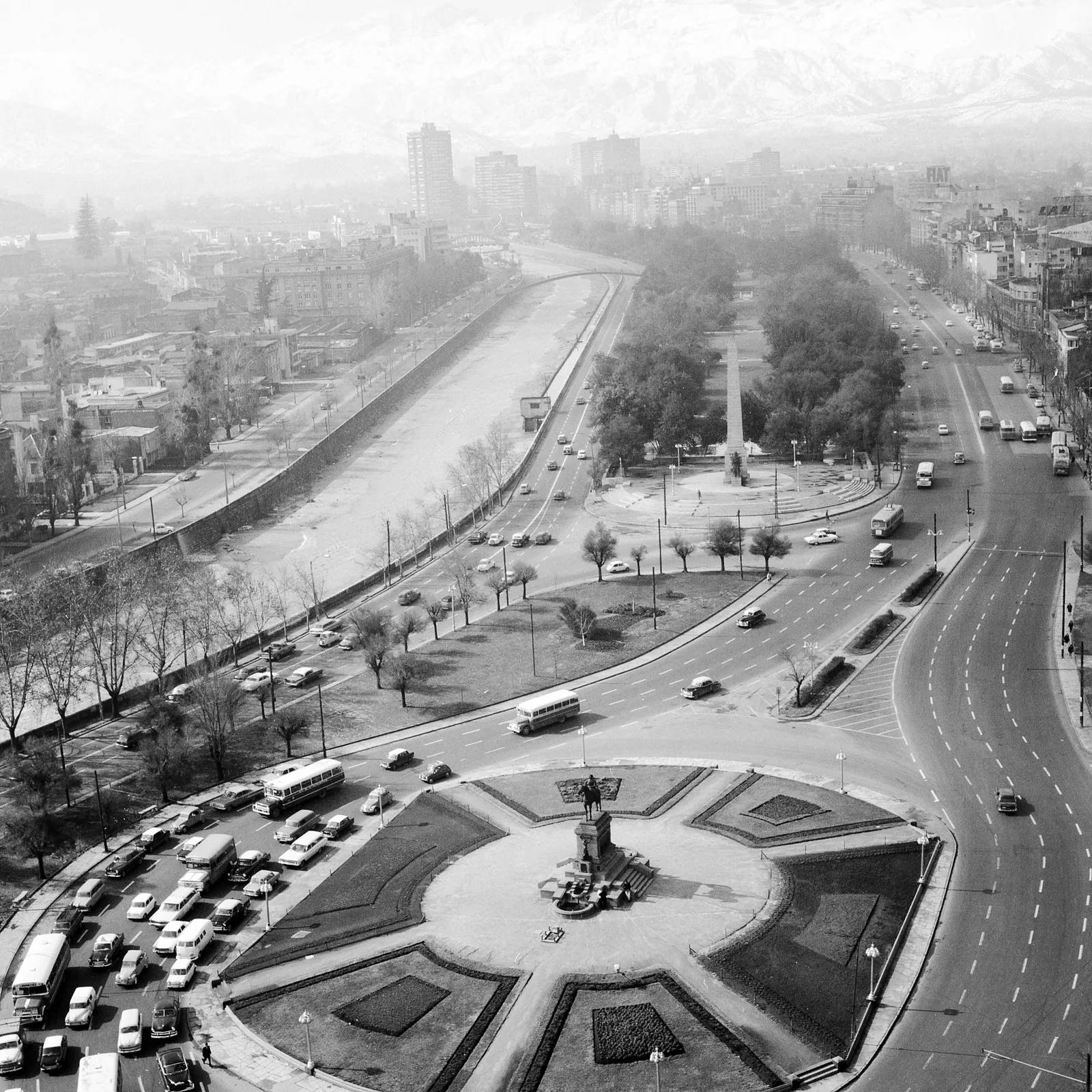 Plaza Baquedano en Santiago