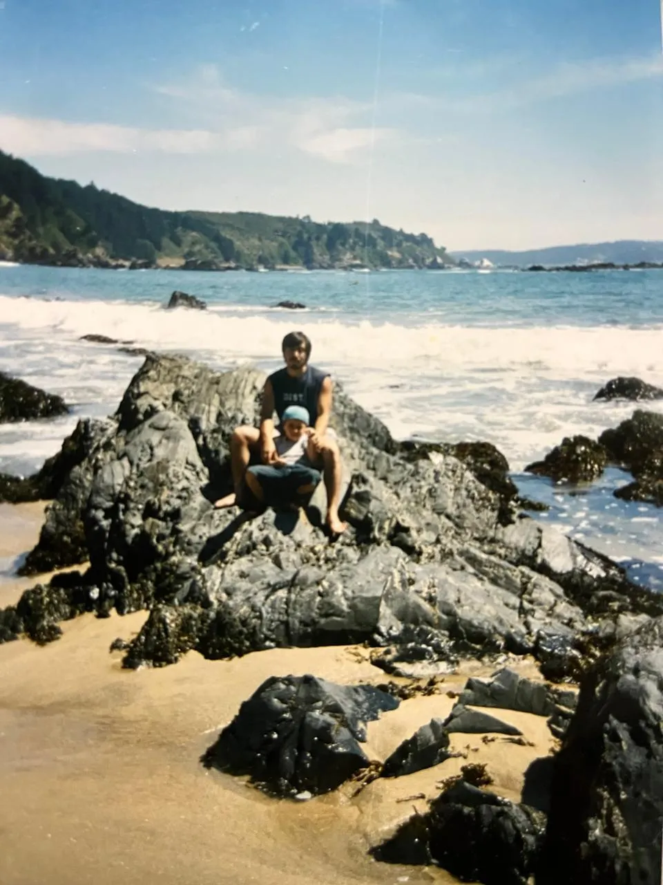 Paisaje costero de Cocholgüe en 1990