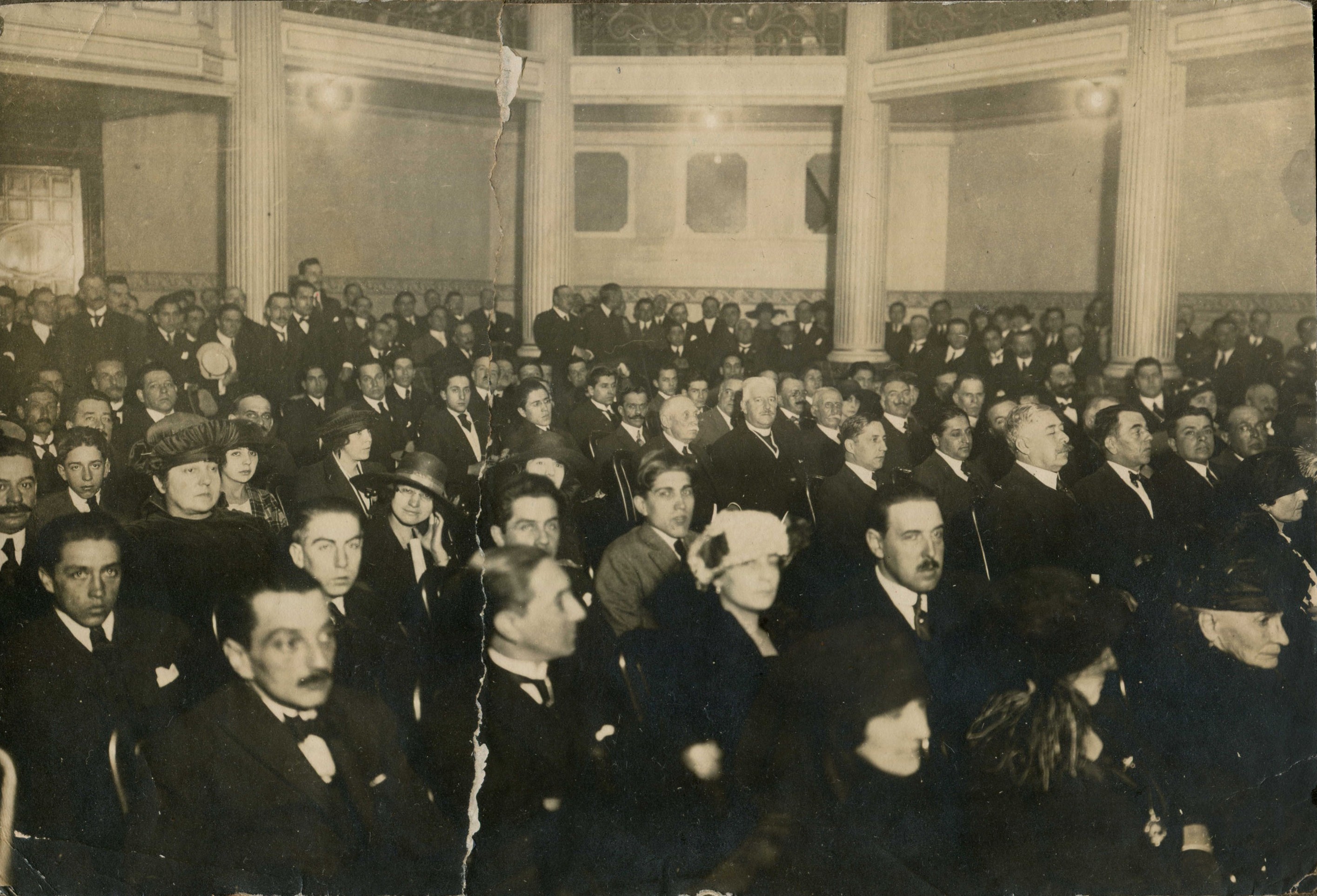 Velada en Salón de Honor Universidad de Chile, 1922