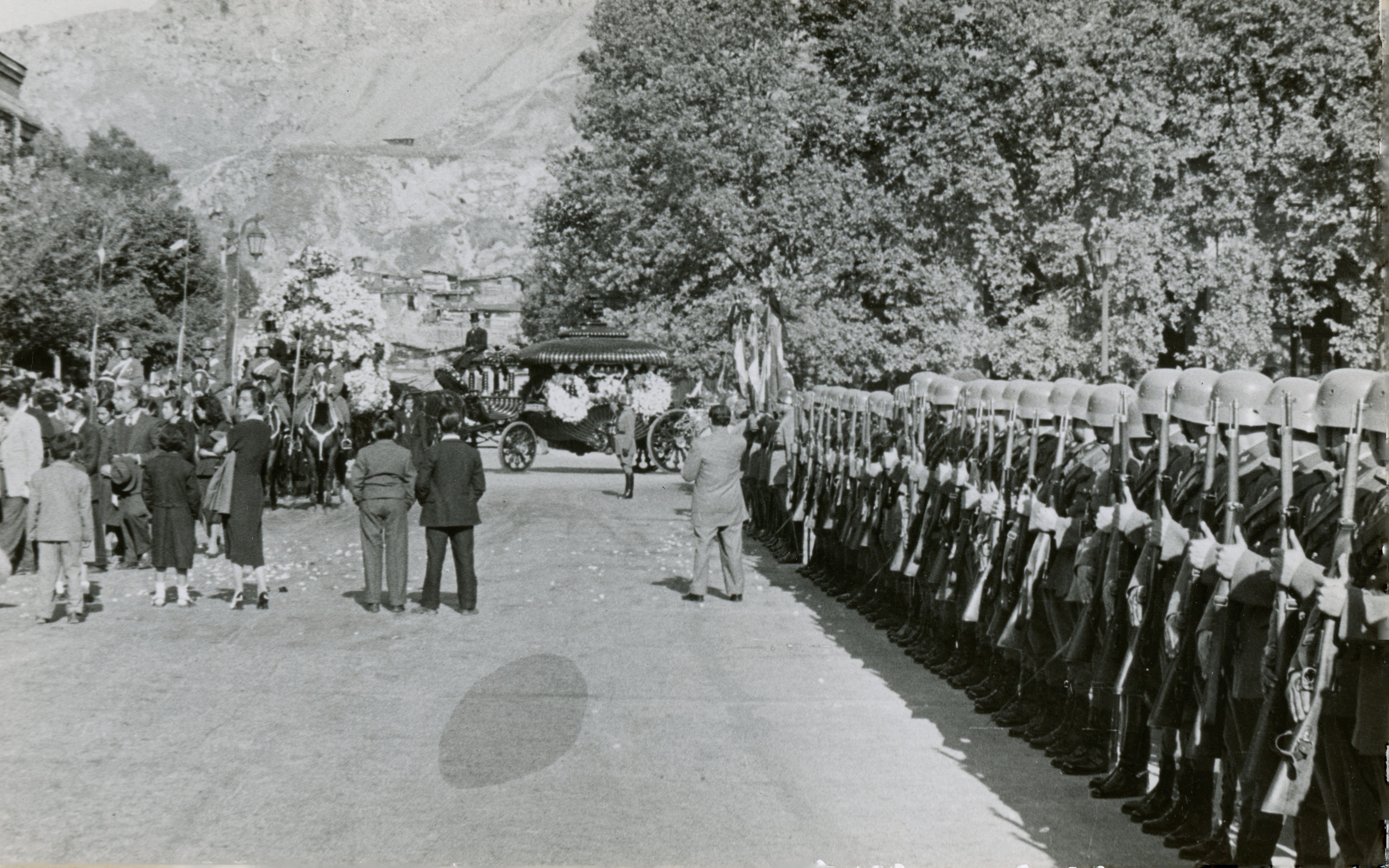 Funeral de Estado, Cementerio General, 1954