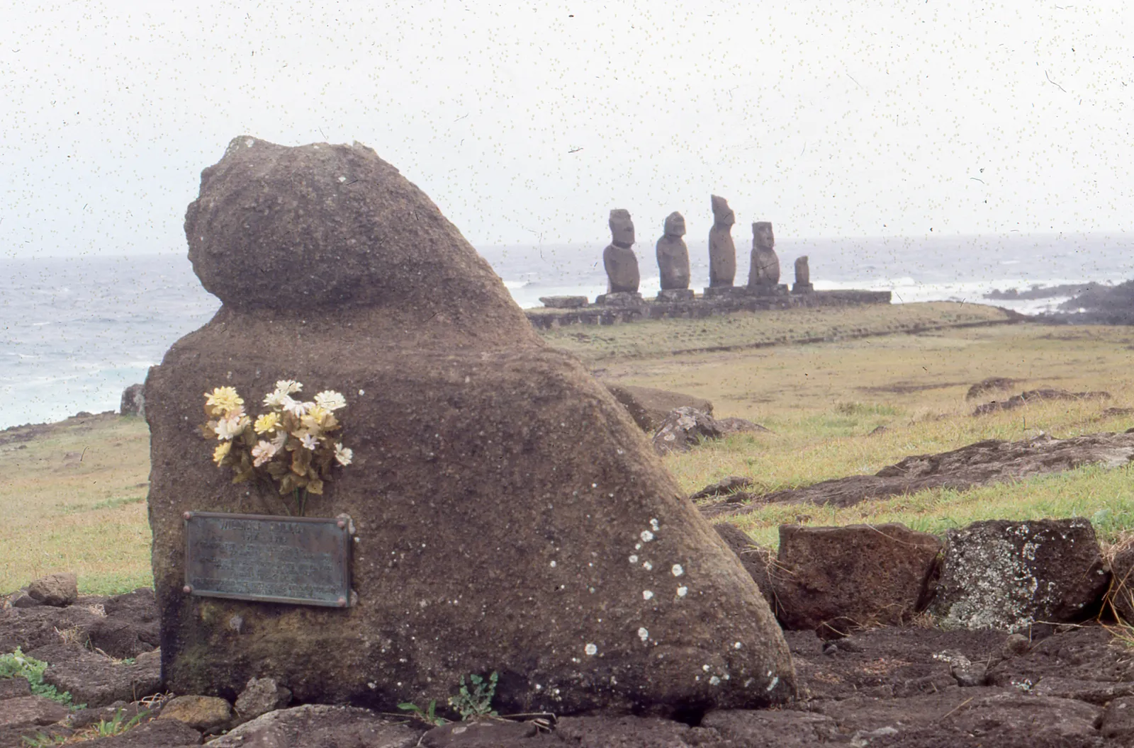 Tumba de William Mulloy en 1978