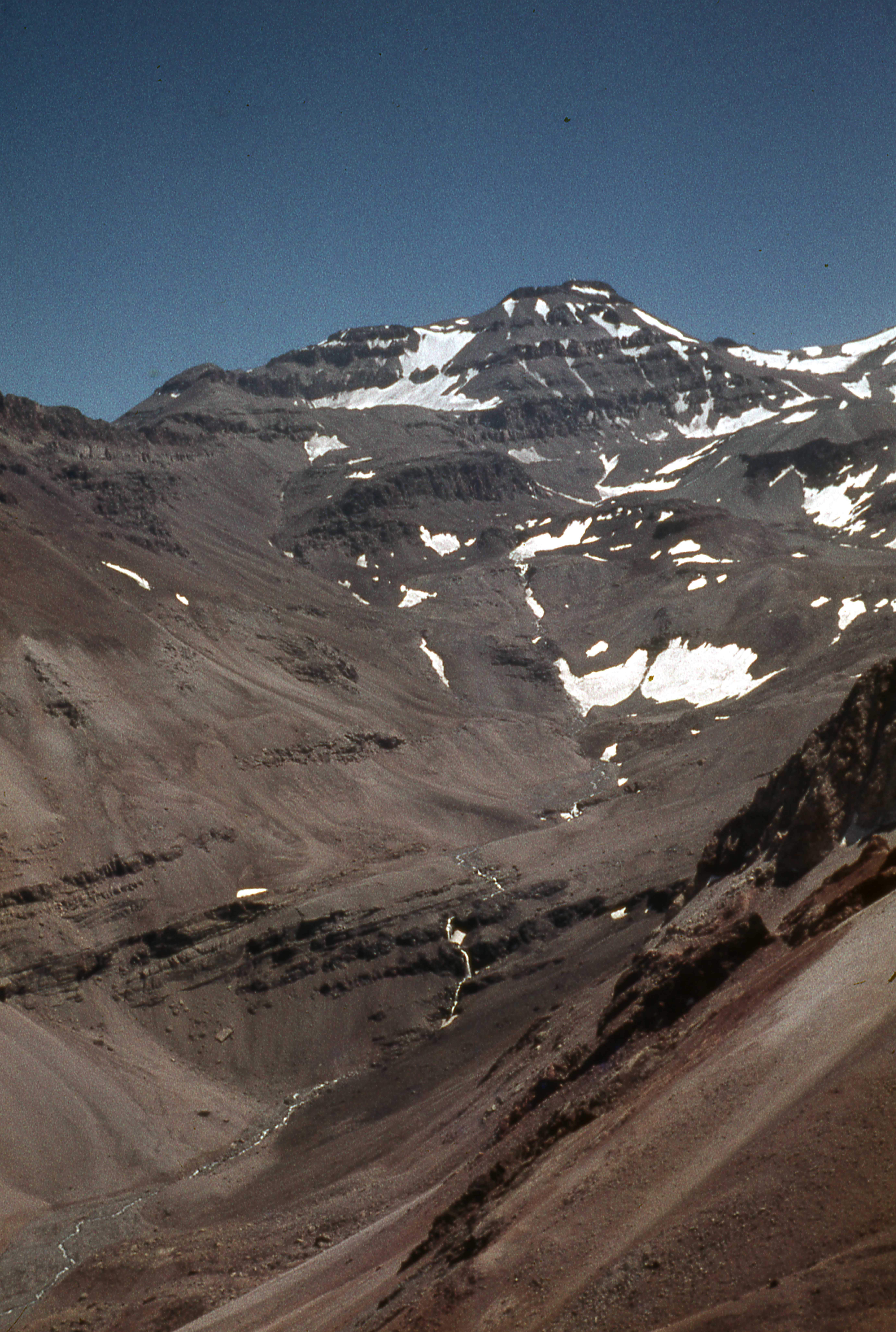 Cerro Leonera, Rio Cepo desde Portezuelo, 1978