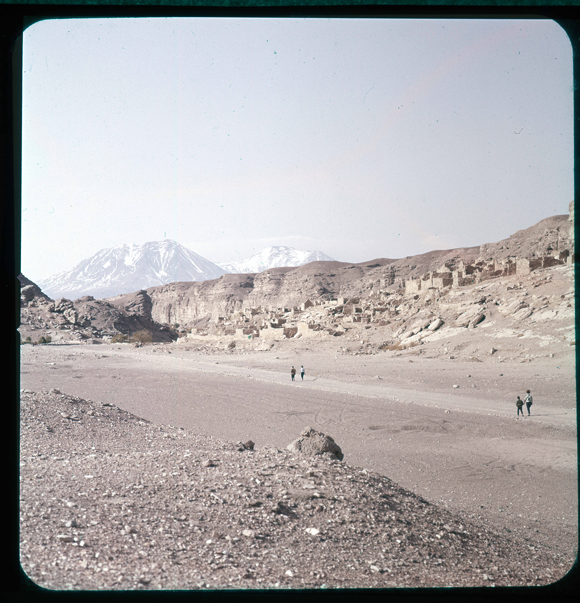 Vista al Pucará de Lasana, Lasana, Calama, Región de Antofagasta, Chile, 1950 - 1965