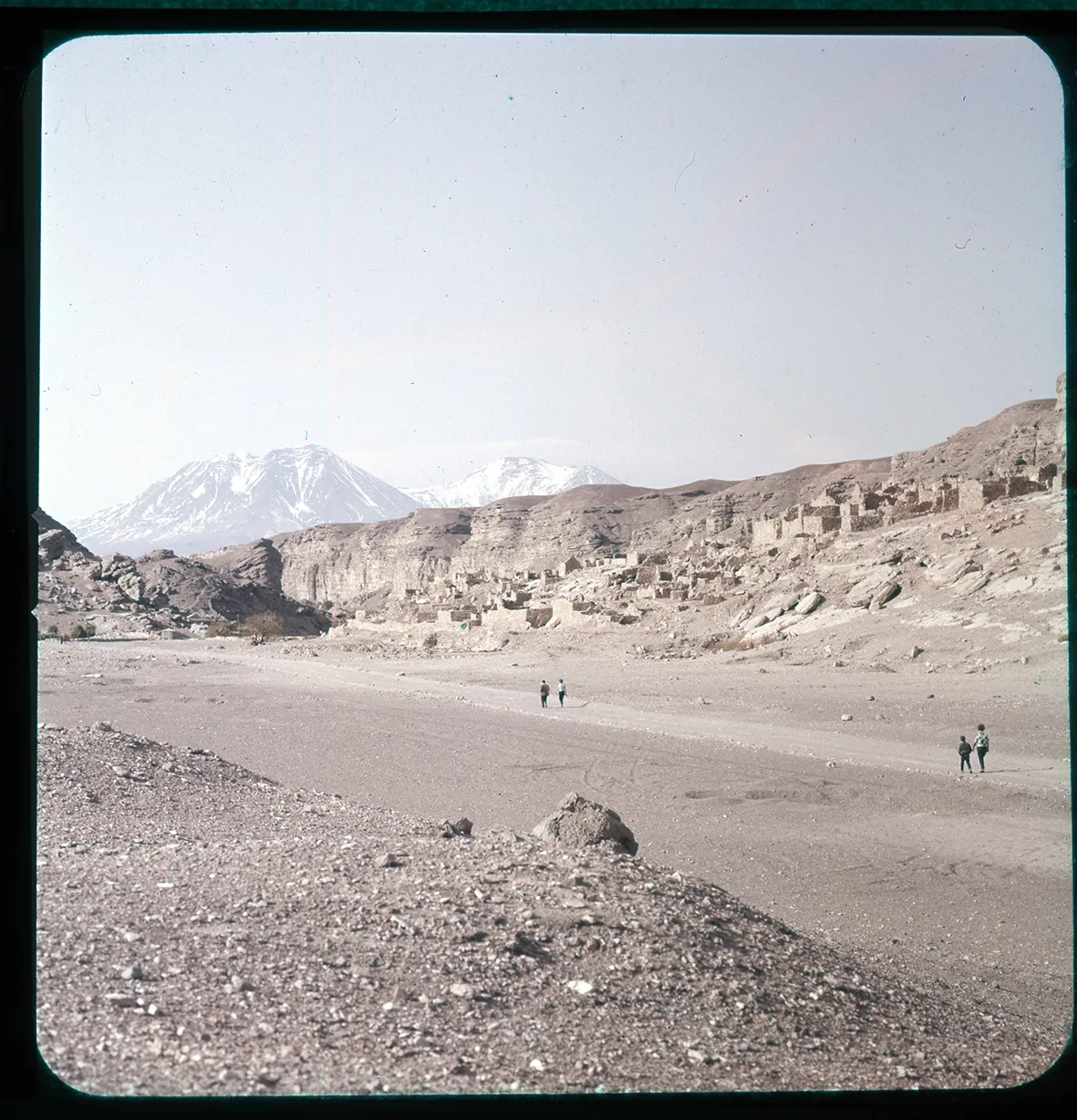 Vista al Pucará de Lasana, Lasana, Calama, Región de Antofagasta, Chile, 1950 - 1965