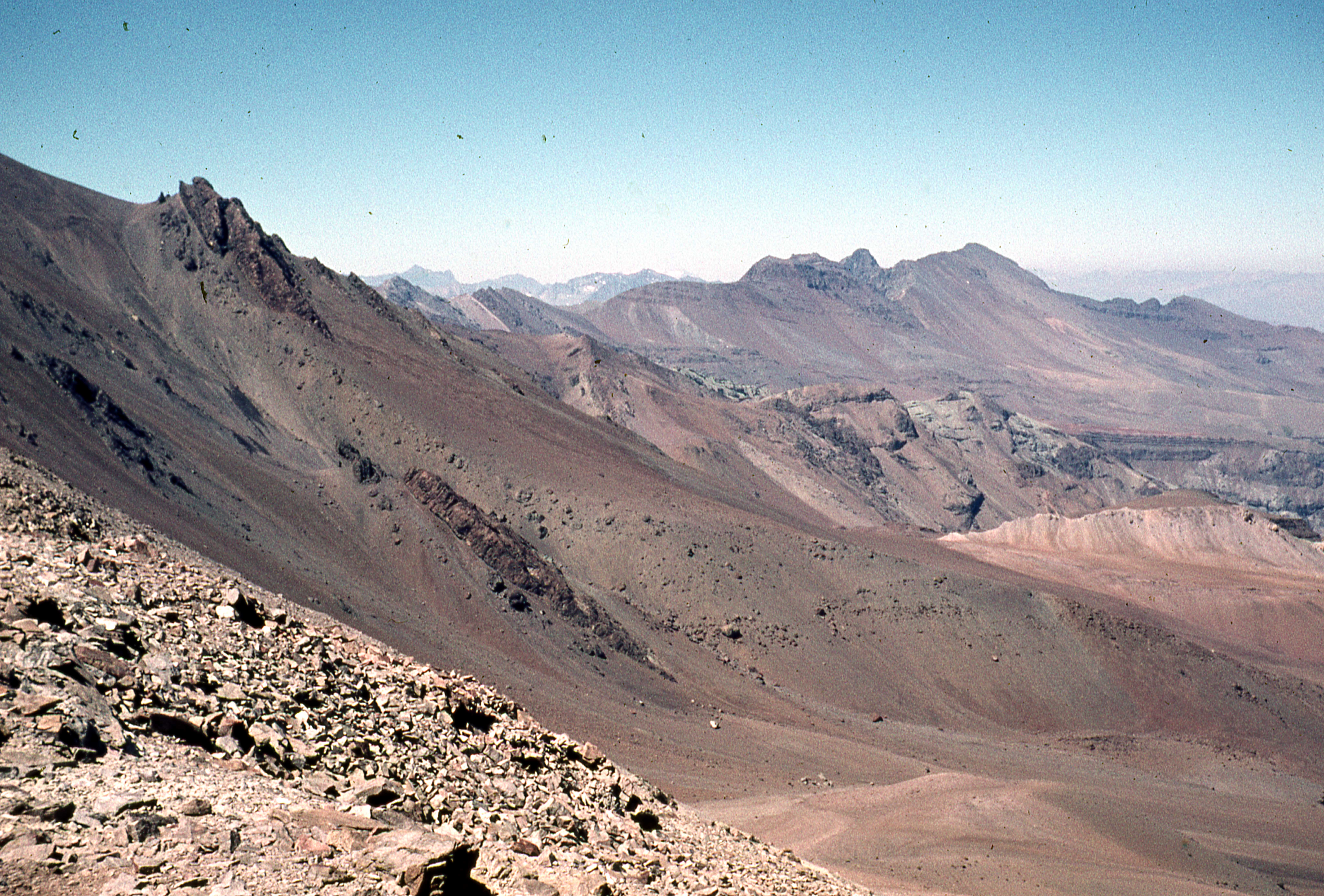 Cordillera de Quempo desde Portezuelo del Cepo, 1978