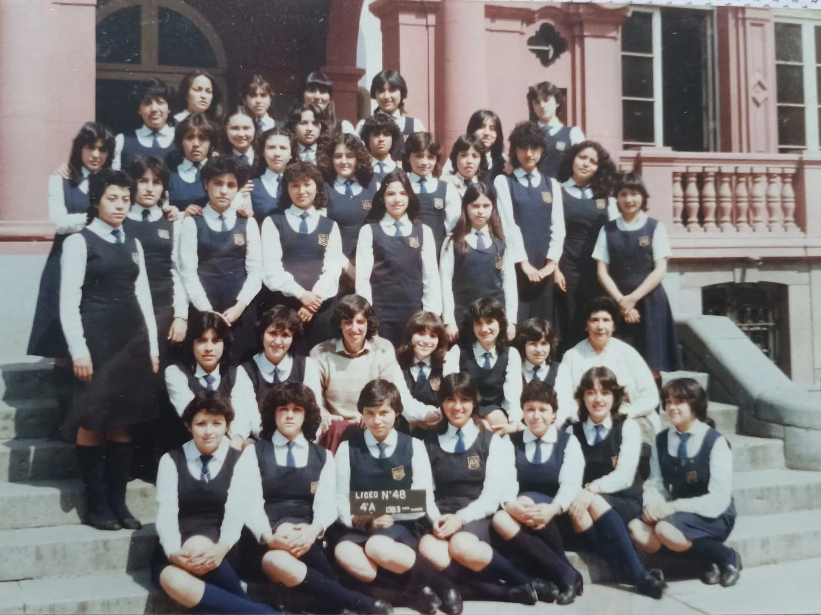 Liceo Juana de Ibarborou n°38 en 1983