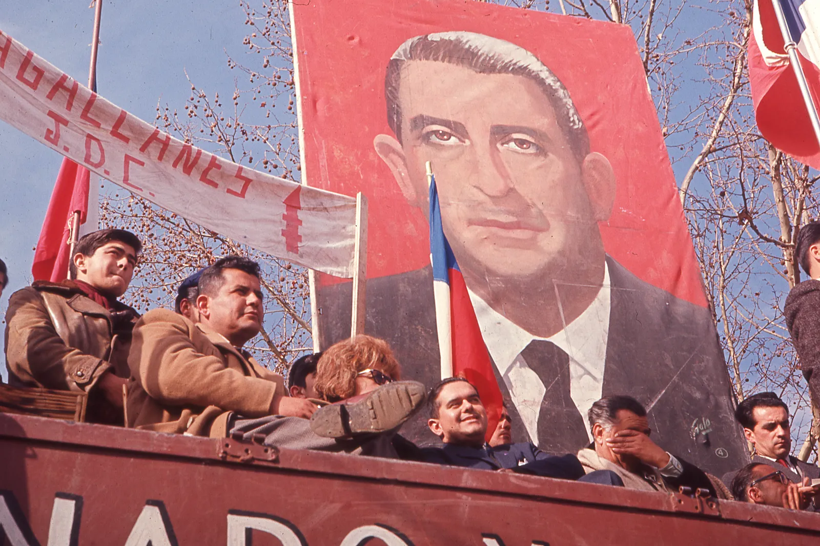 Marcha de la Patria Joven campaña presidencial Eduardo Frei Montalva, 1964