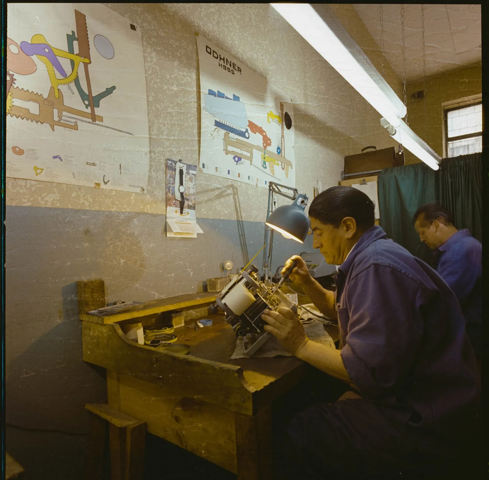 Fábrica de calculadoras Facit Odhner, 1964