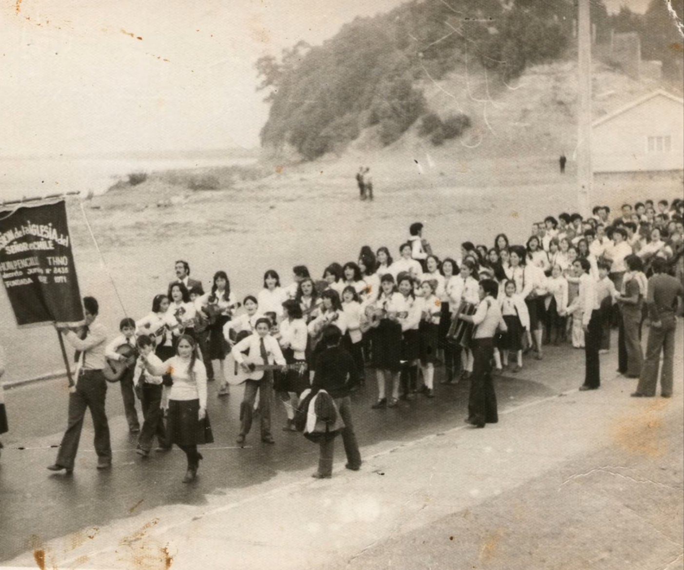 Procesión en Talcahuano, 1971
