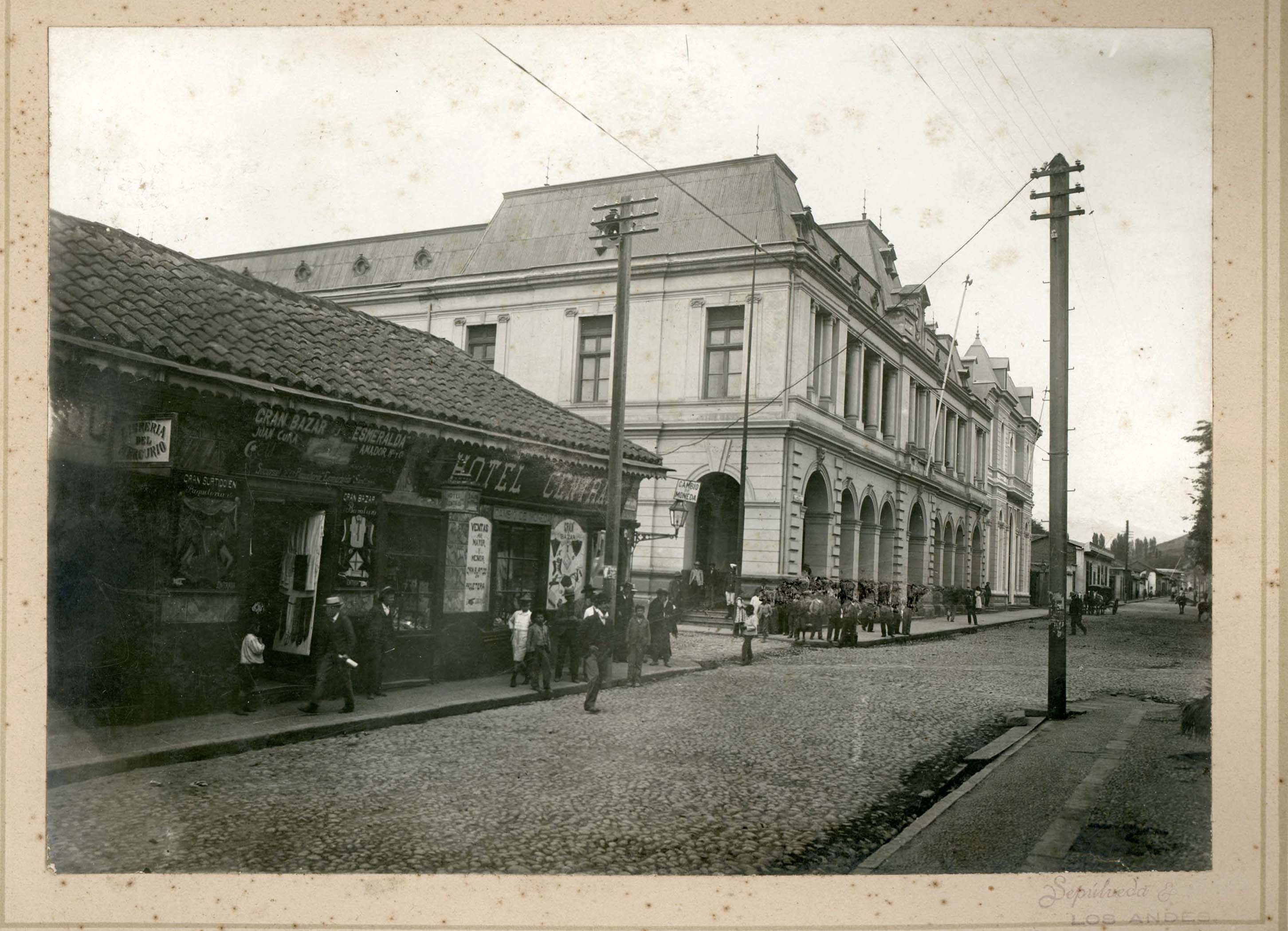 Calle Esmeralda, Los Andes, ca. 1910