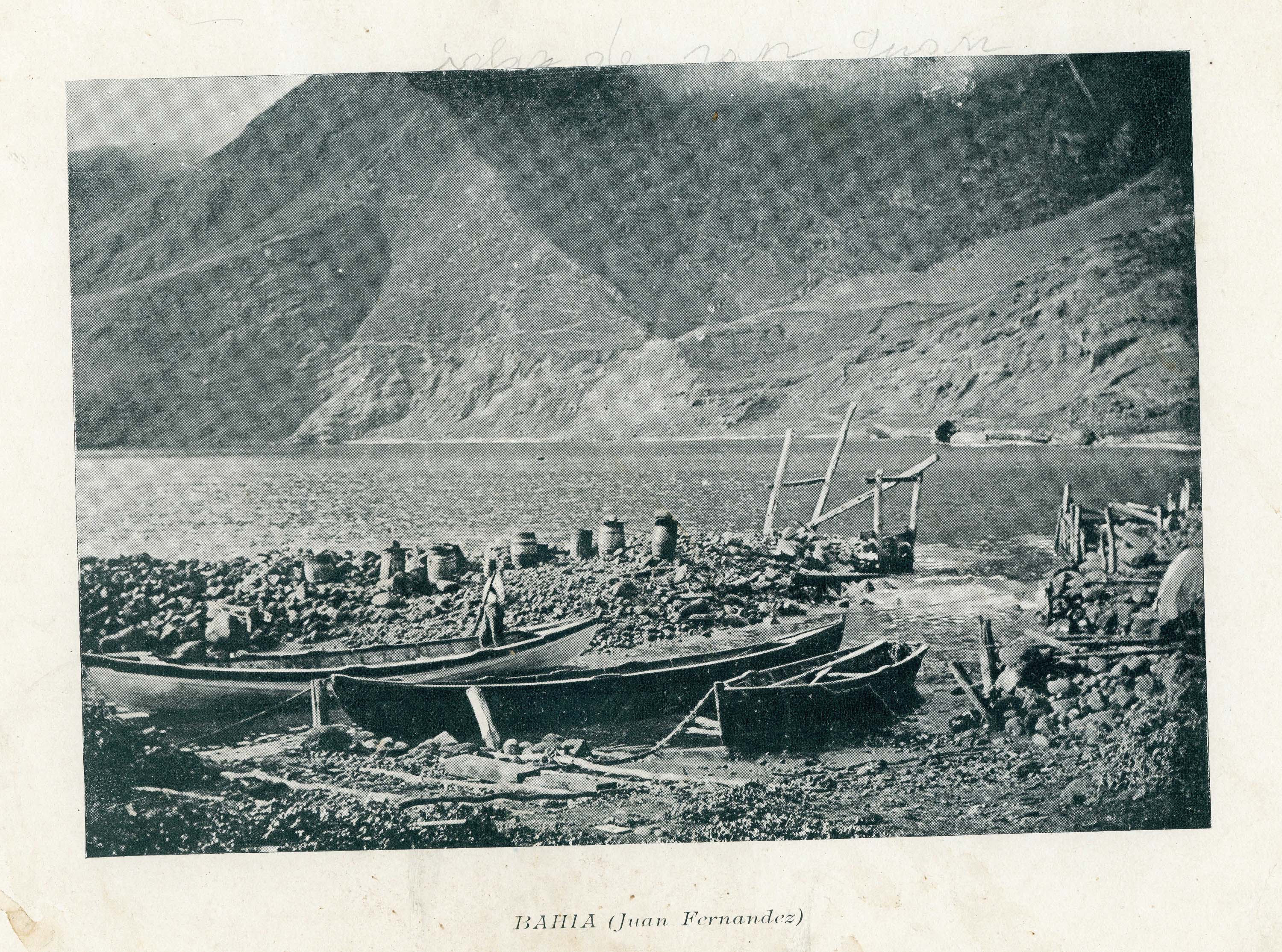 Bahía de Juan Fernández, 1890